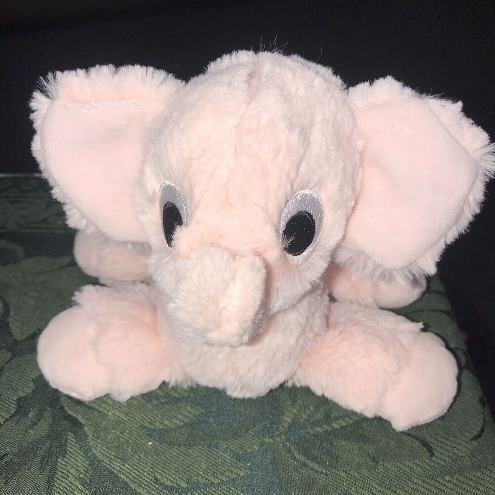 2017 Manhattan Plush Floppies Elephant Pink Soft Stuffed Beans Animal Baby